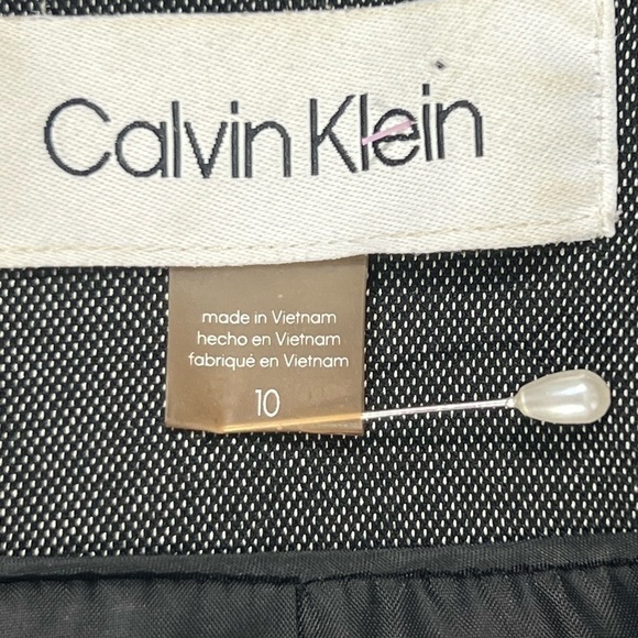 Calvin Klein 2 Button Charcoal Tailored Blazer Womens size 10 - Picture 6 of 8